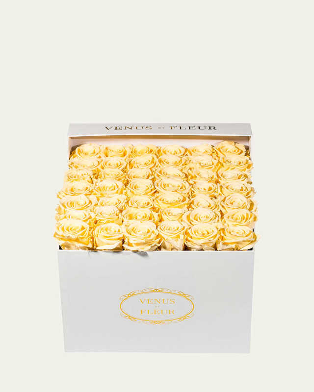 Classic Large Square Rose Box